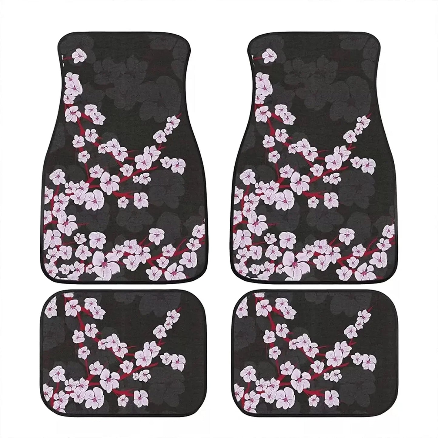 The Great Wave Off Kanagawa Car Floor Mats 4 Pieces Car Rubber Floor Mats Full Set, All Weather Mats for SUV Sedan Trucks Sticker Boss