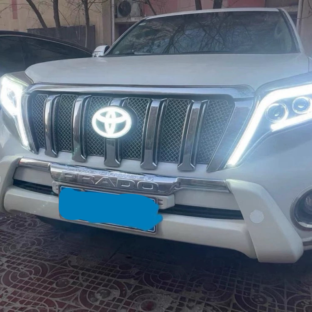 Toyota Logo Front Grille LED Dynamic Illuminated Emblem Compatible with ACC Radar-3