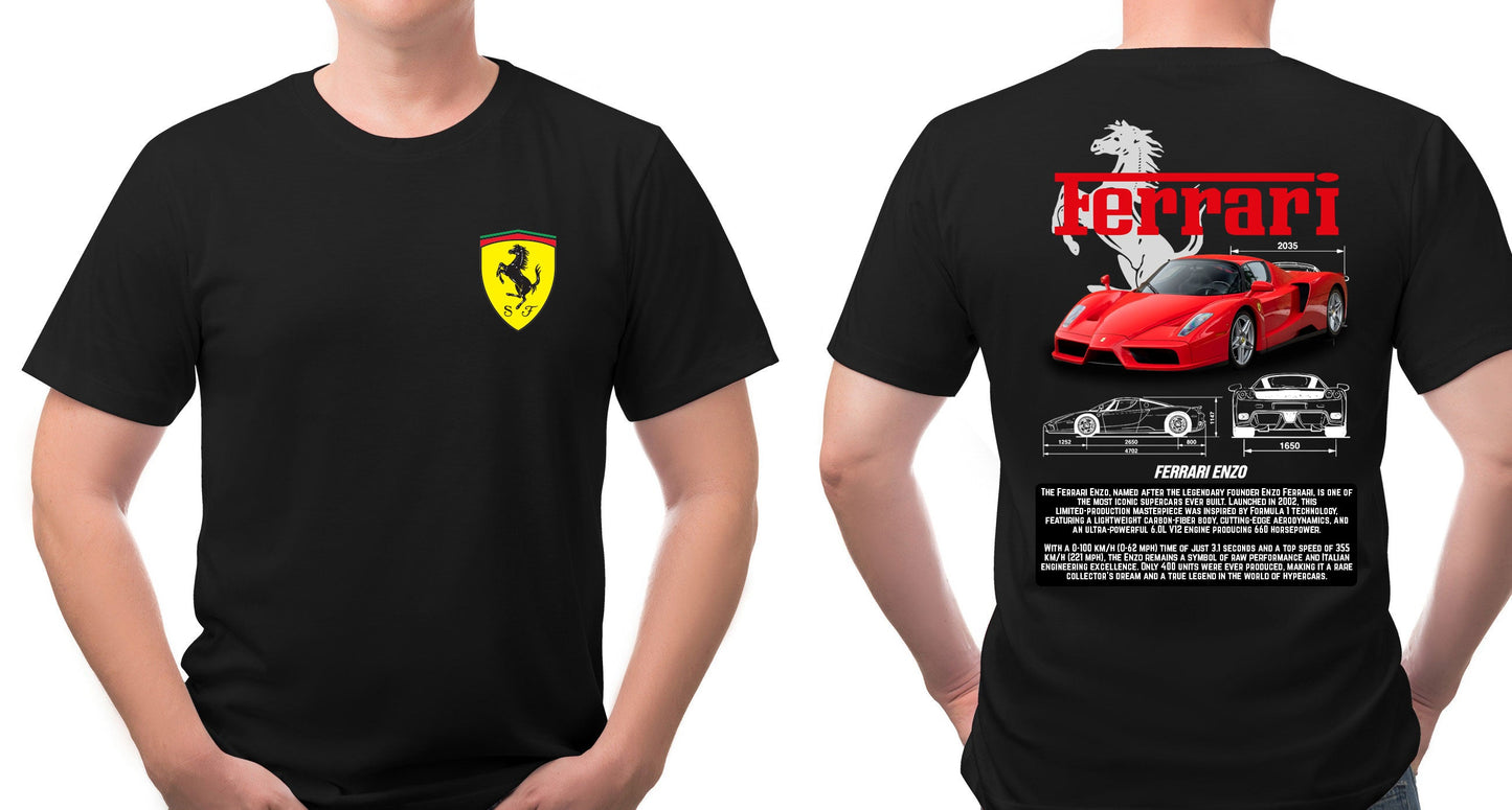 Ferrari Enzo T-Shirt Sticker Boss