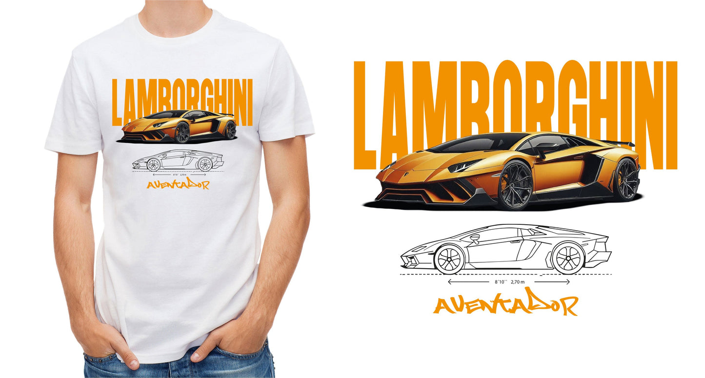 Lamborghini Huracan X Aventador T-Shirts Sticker Boss