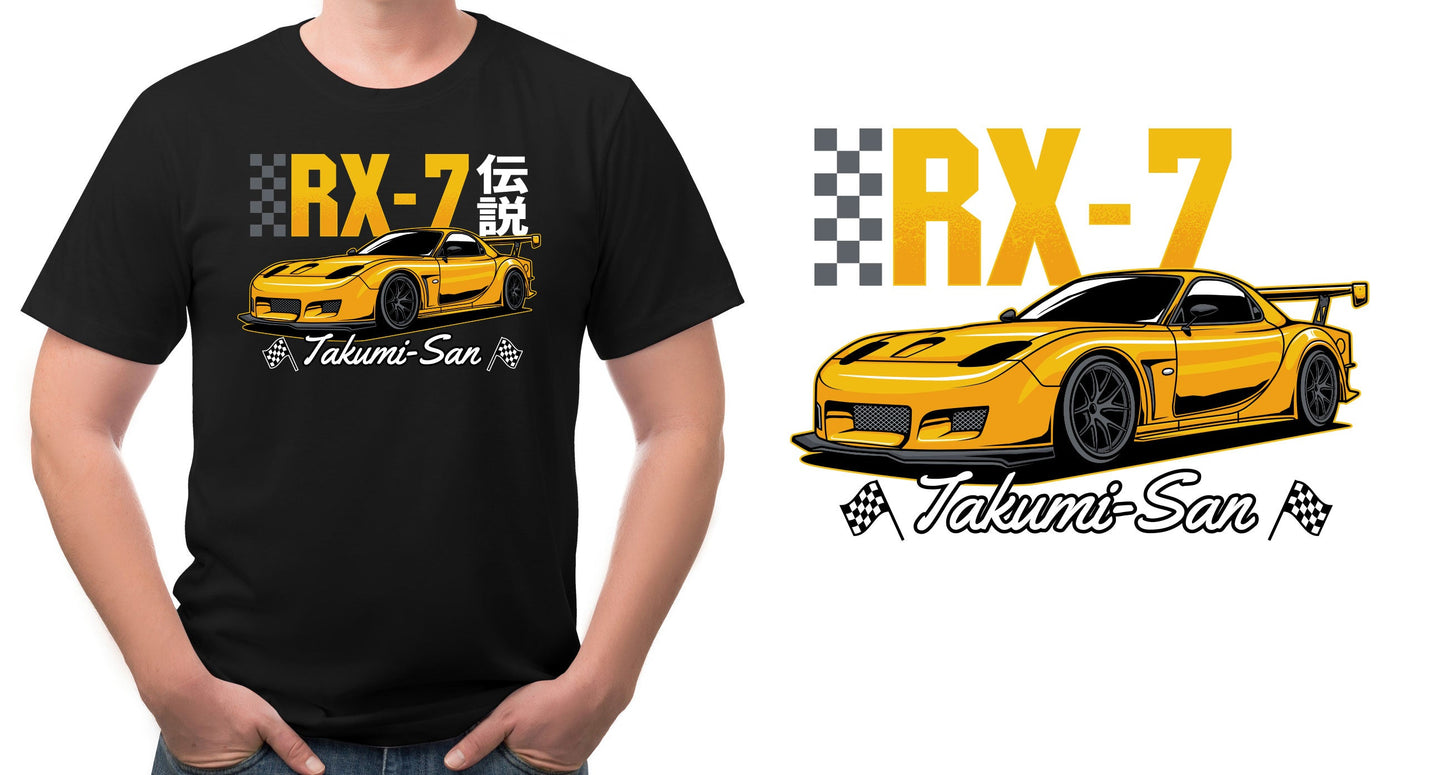 Mazda RX7 - T-Shirt Sticker Boss
