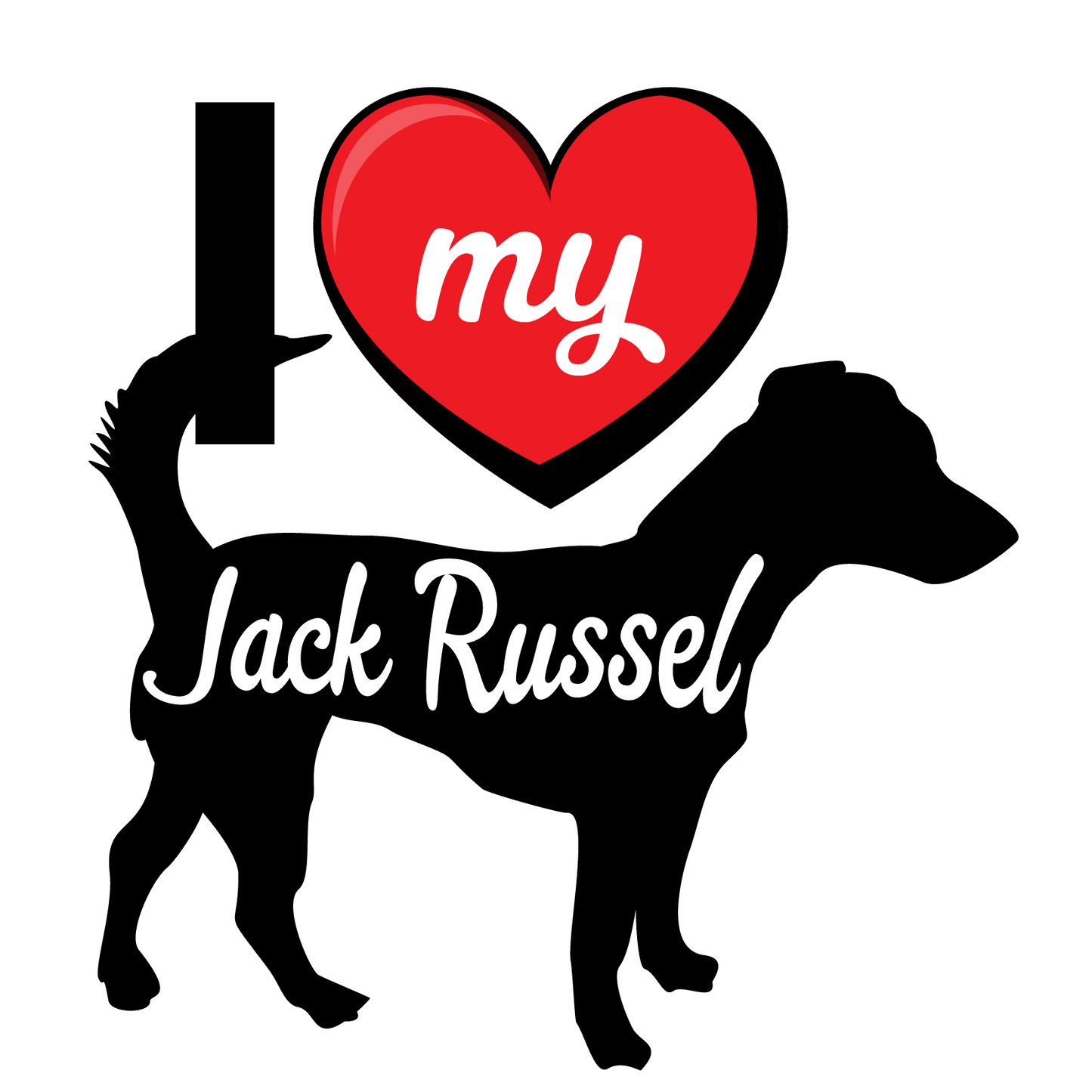 I Love My Dog T-Shirt - Breeds from $25 Sticker Boss