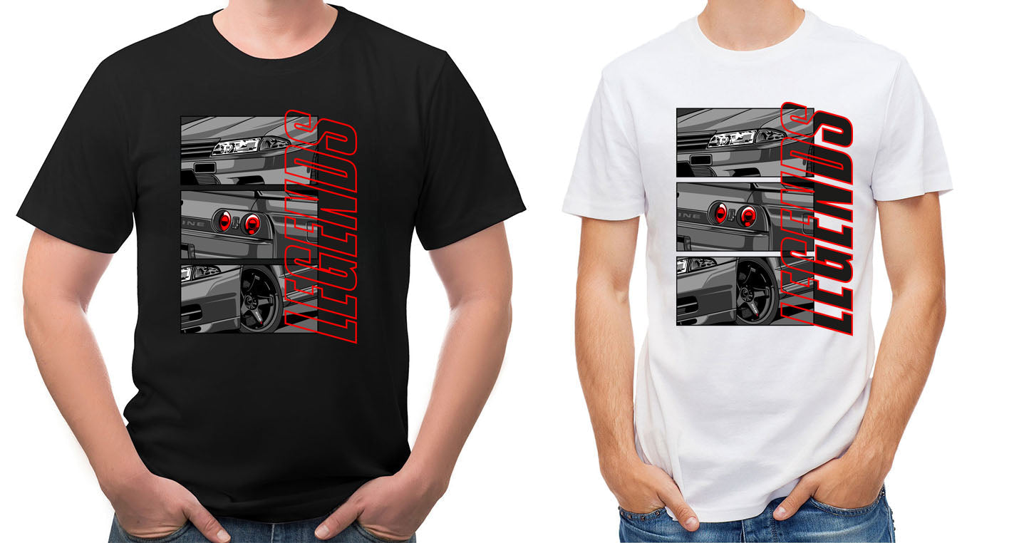 GTR Legends T-Shirt Sticker Boss