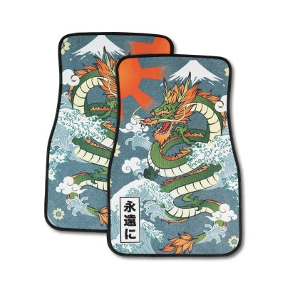 Universal Car Floor Mat Racing JDM Style Sticker Boss
