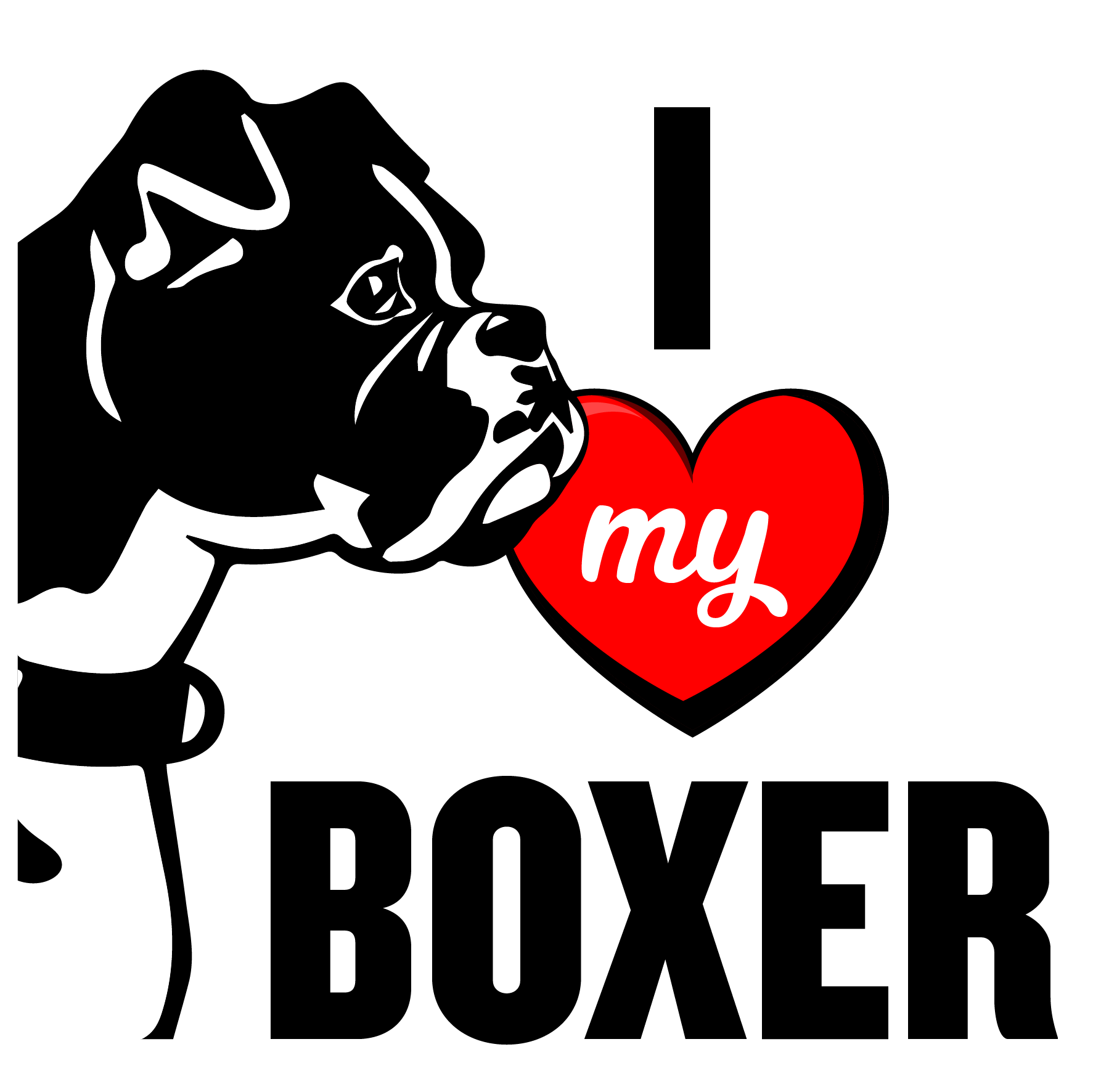 I Love My Dog T-Shirt - Breeds from $25 Sticker Boss