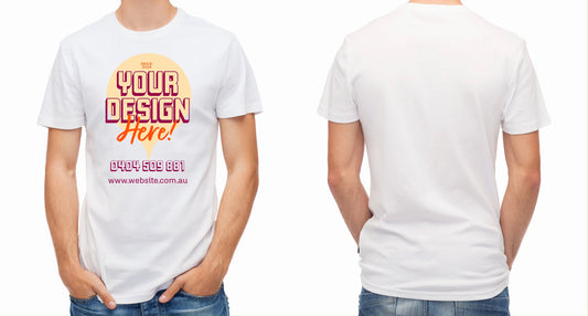 Custom T-shirt - Front OR Back Sticker Boss