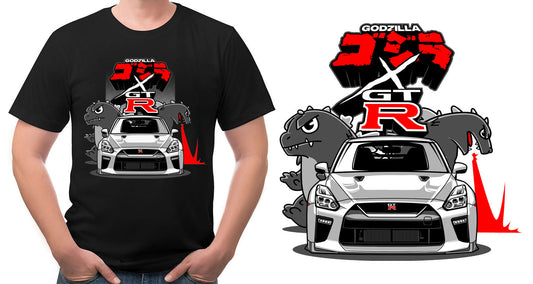 GTR Godzilla Toon T-Shirt Sticker Boss