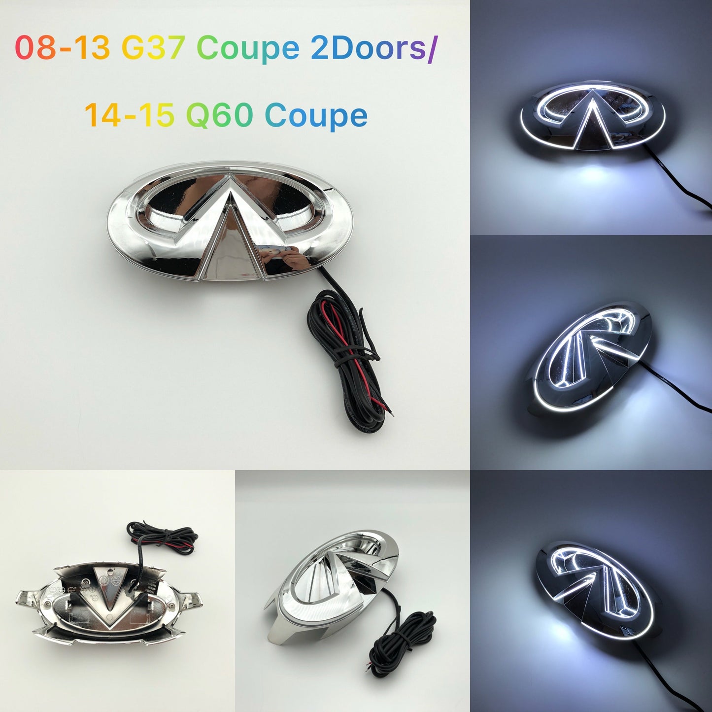 Infiniti logo car led front emblem light-14