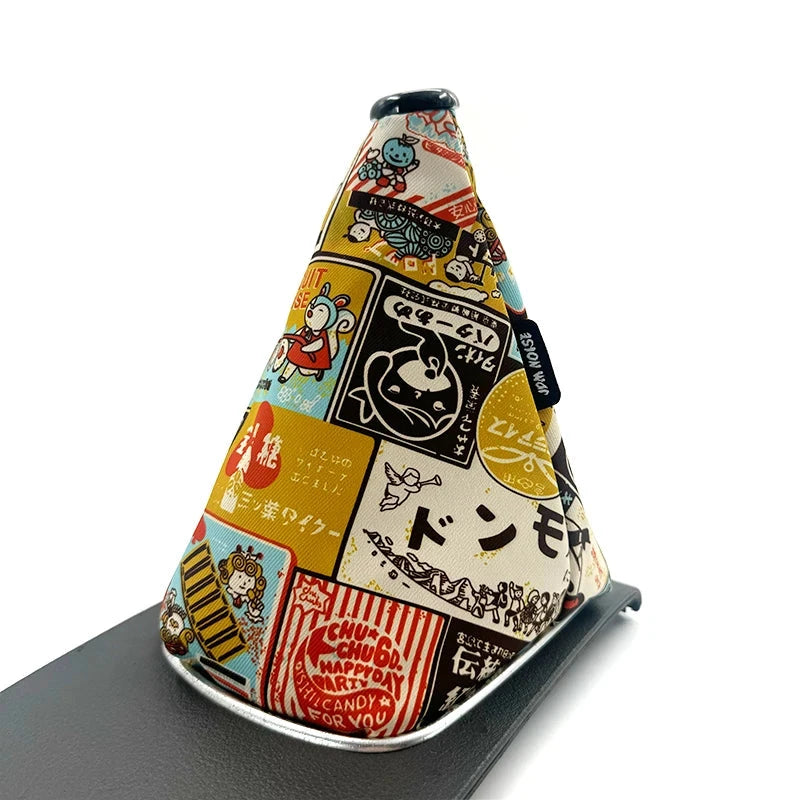 JDM Car Styling Japanese Kimono Styles Car Shifter Boot Cover Cloth Gear Sleeve gift Personalized decoration cars accessories Sticker Boss