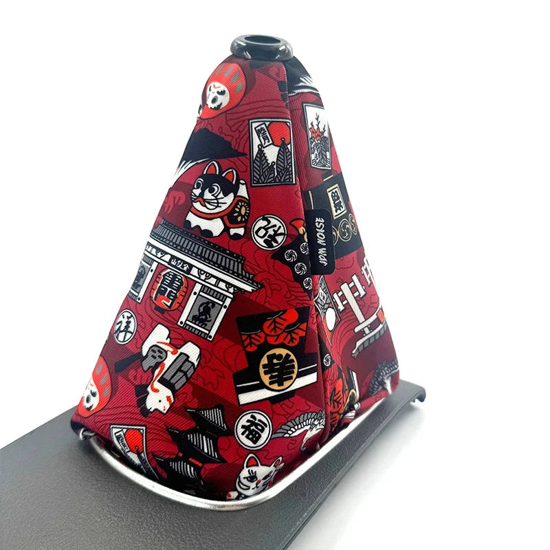 JDM Car Styling Japanese Kimono Styles Car Shifter Boot Cover Cloth Gear Sleeve gift Personalized decoration cars accessories Sticker Boss