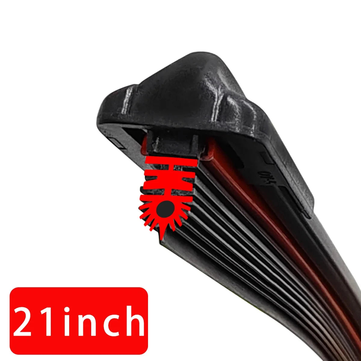 Car Front Windshield Wiper Blade 11 Layer Rubber Strip Wiper Blade J/U-Shaped Wiper Blade 14"15"16"17"18"19"20"21"22"24"26"28" Sticker Boss