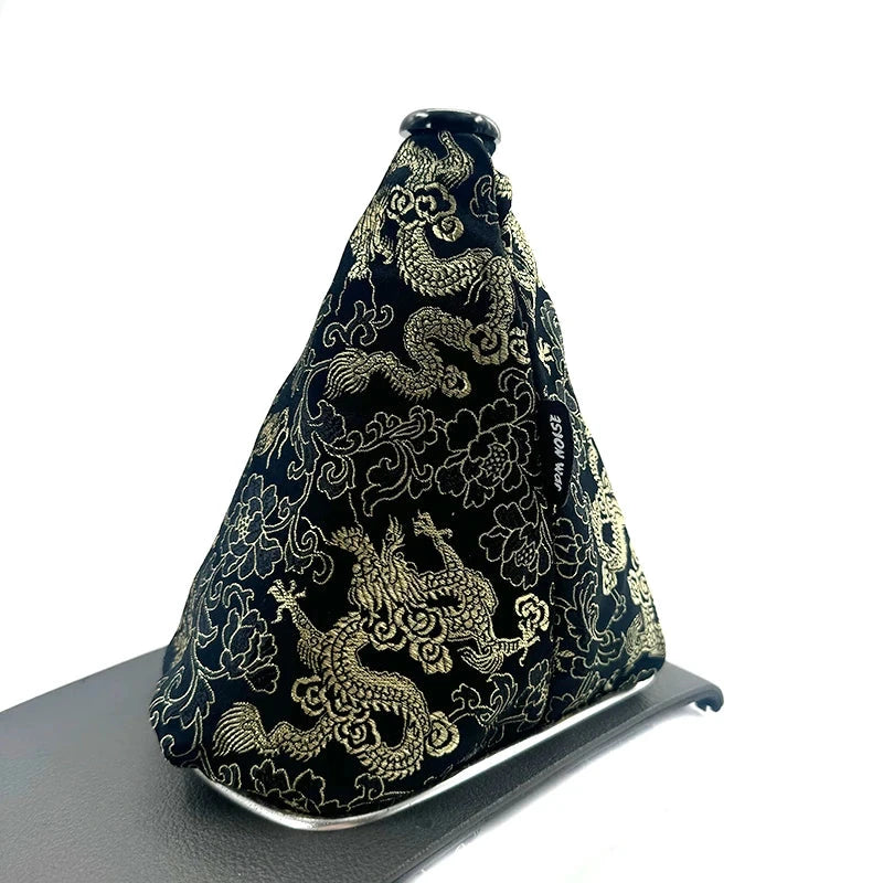 JDM Car Styling Japanese Kimono Styles Car Shifter Boot Cover Cloth Gear Sleeve gift Personalized decoration cars accessories Sticker Boss