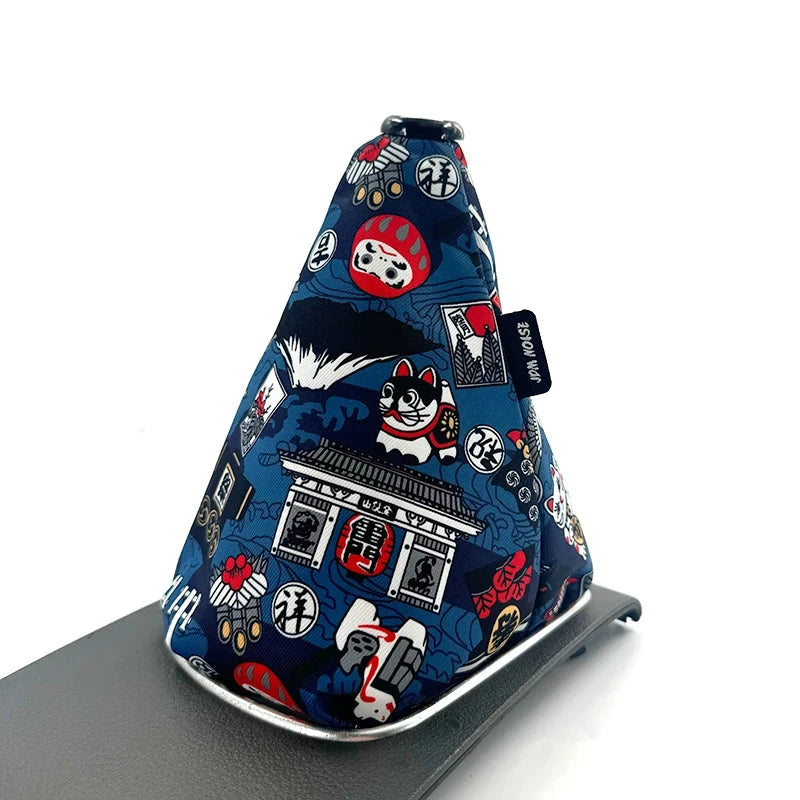 JDM Car Styling Japanese Kimono Styles Car Shifter Boot Cover Cloth Gear Sleeve gift Personalized decoration cars accessories Sticker Boss