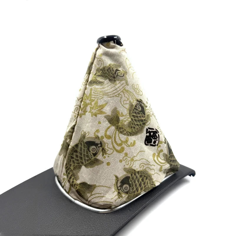 JDM Car Styling Japanese Kimono Styles Car Shifter Boot Cover Cloth Gear Sleeve gift Personalized decoration cars accessories Sticker Boss