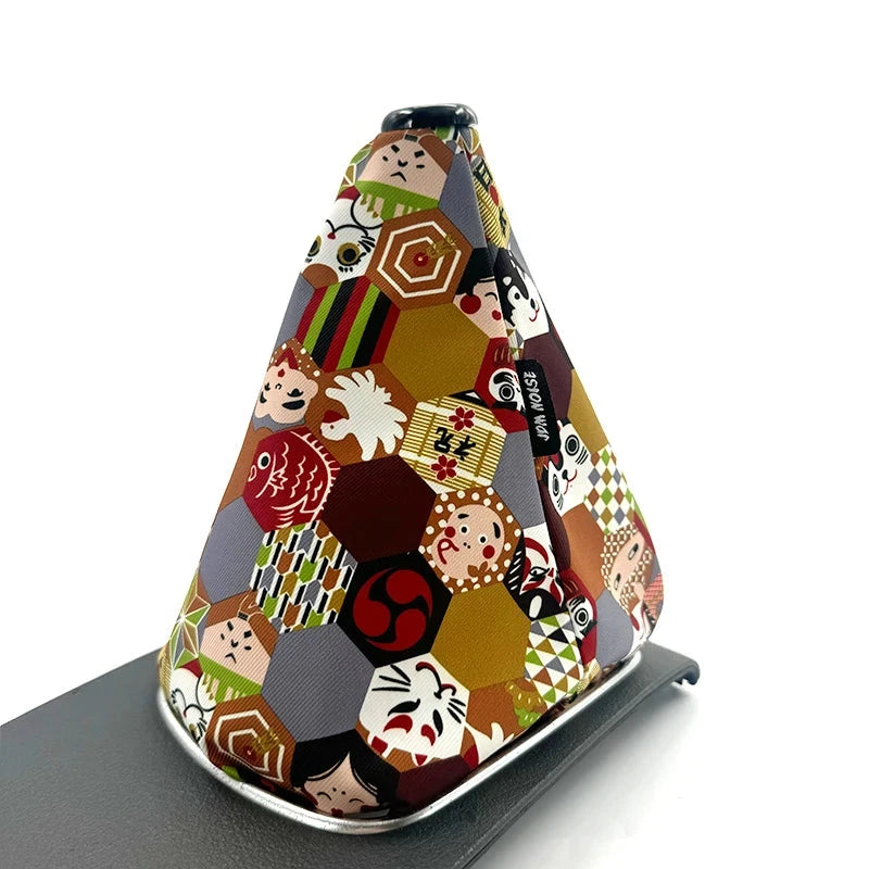 JDM Car Styling Japanese Kimono Styles Car Shifter Boot Cover Cloth Gear Sleeve gift Personalized decoration cars accessories Sticker Boss