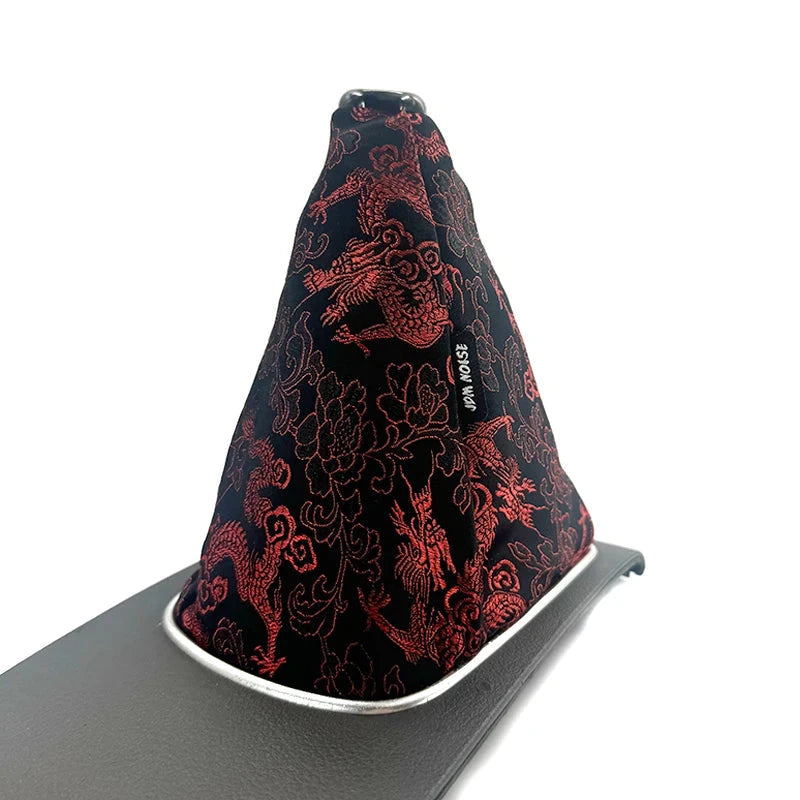 JDM Car Styling Japanese Kimono Styles Car Shifter Boot Cover Cloth Gear Sleeve gift Personalized decoration cars accessories Sticker Boss