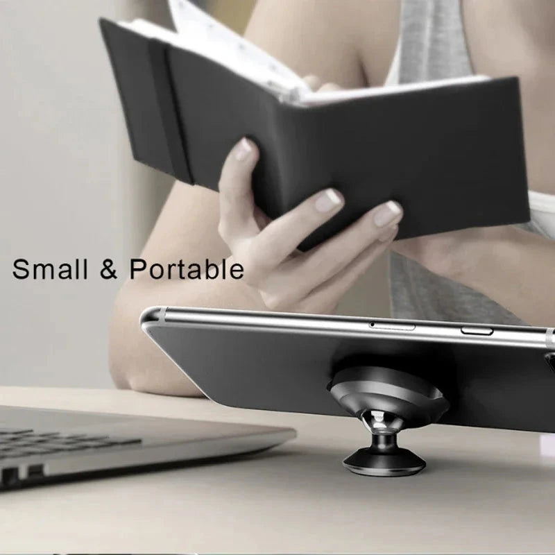 Baseus Magnetic Car Phone Holder for iPhone Xiaomi Huawei Full Rotation Metal Phone Holder Stand Sticker Universal Car Holder Sticker Boss