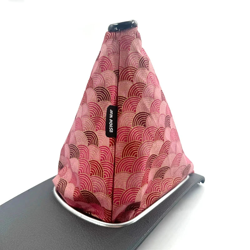 JDM Car Styling Japanese Kimono Styles Car Shifter Boot Cover Cloth Gear Sleeve gift Personalized decoration cars accessories Sticker Boss