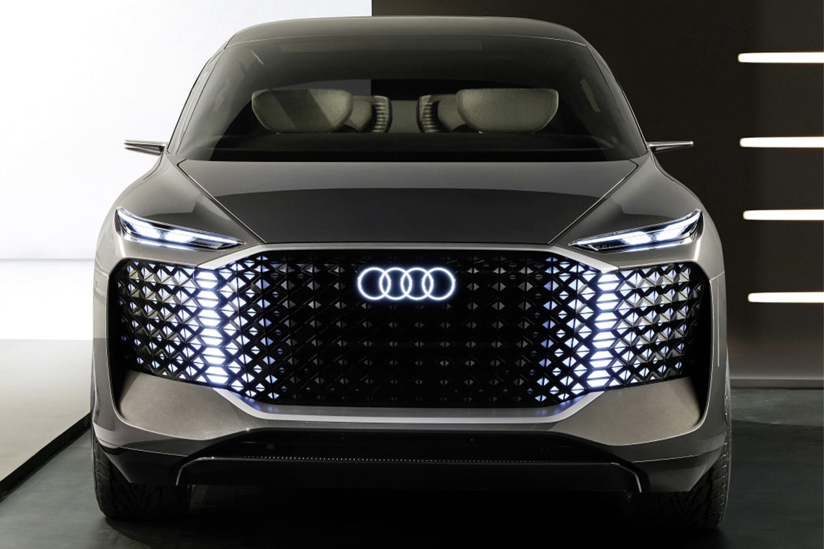 Highest quality crystal dynamic white Audi logo A4 A5 A6 A7 Q5 Q7 led front audi symbol light on the market with 2 years warranty-18