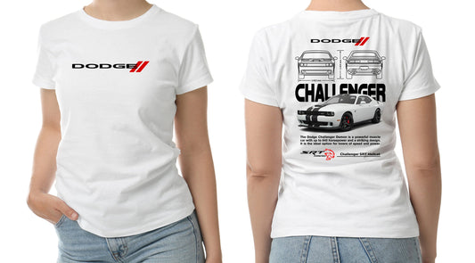 American Cars - Challenger Hellcat X Mustang Shelby GT350 T-Shirts Sticker Boss