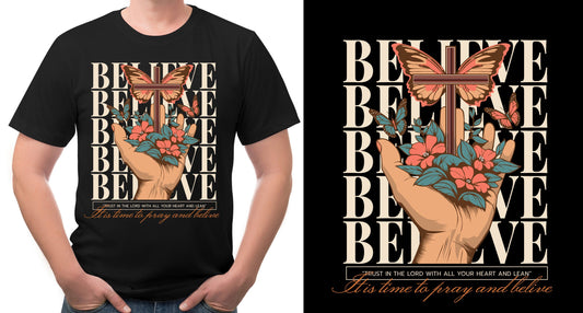 Believers Almighty Collection T-shirt Sticker Boss