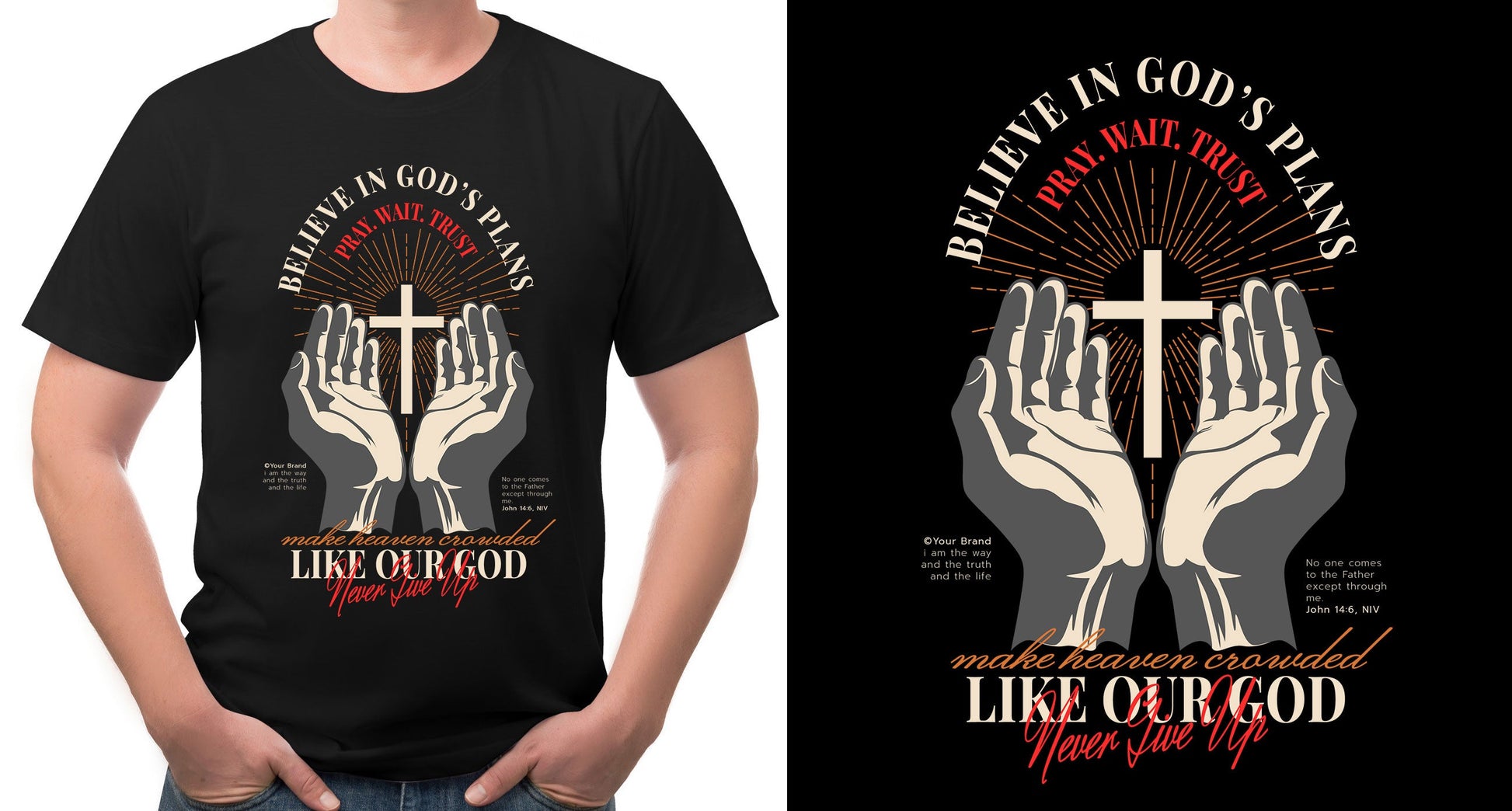 God's Plan -  Almighty Collection T-shirt Sticker Boss