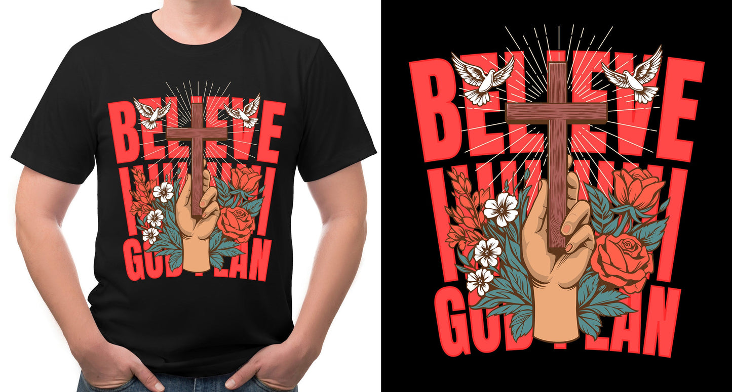 Trust God - Almighty Collection T-shirt Sticker Boss