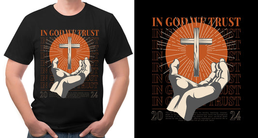 In God We Trust - Almighty Collection T-shirt Sticker Boss