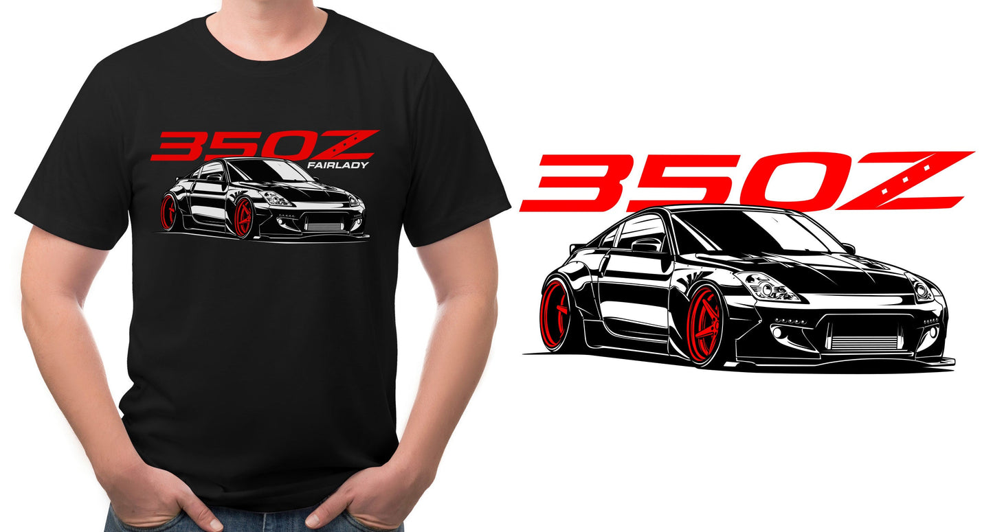 Nissan 350Z T-Shirt Sticker Boss