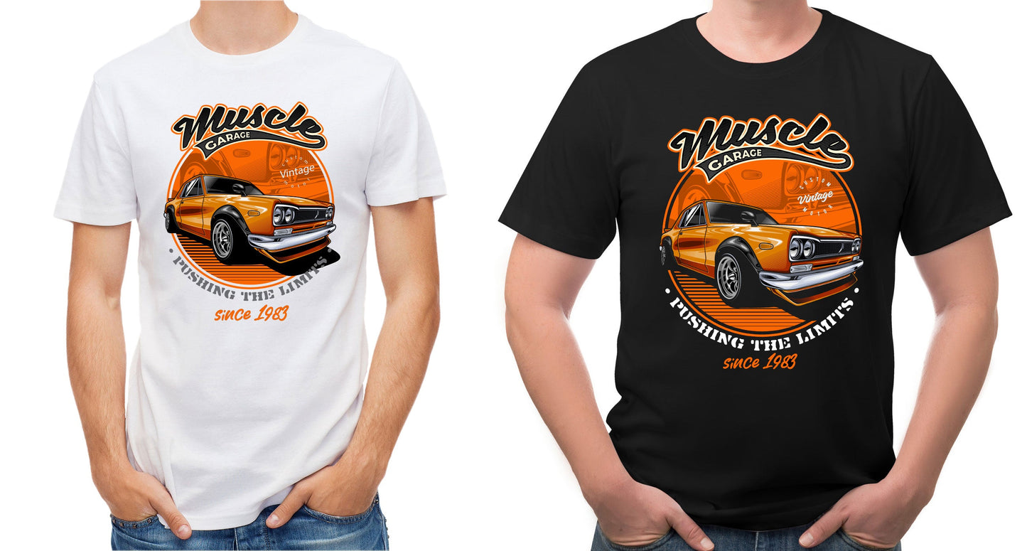 Classic Datsun 510 JDM Motorsport T-Shirt Sticker Boss