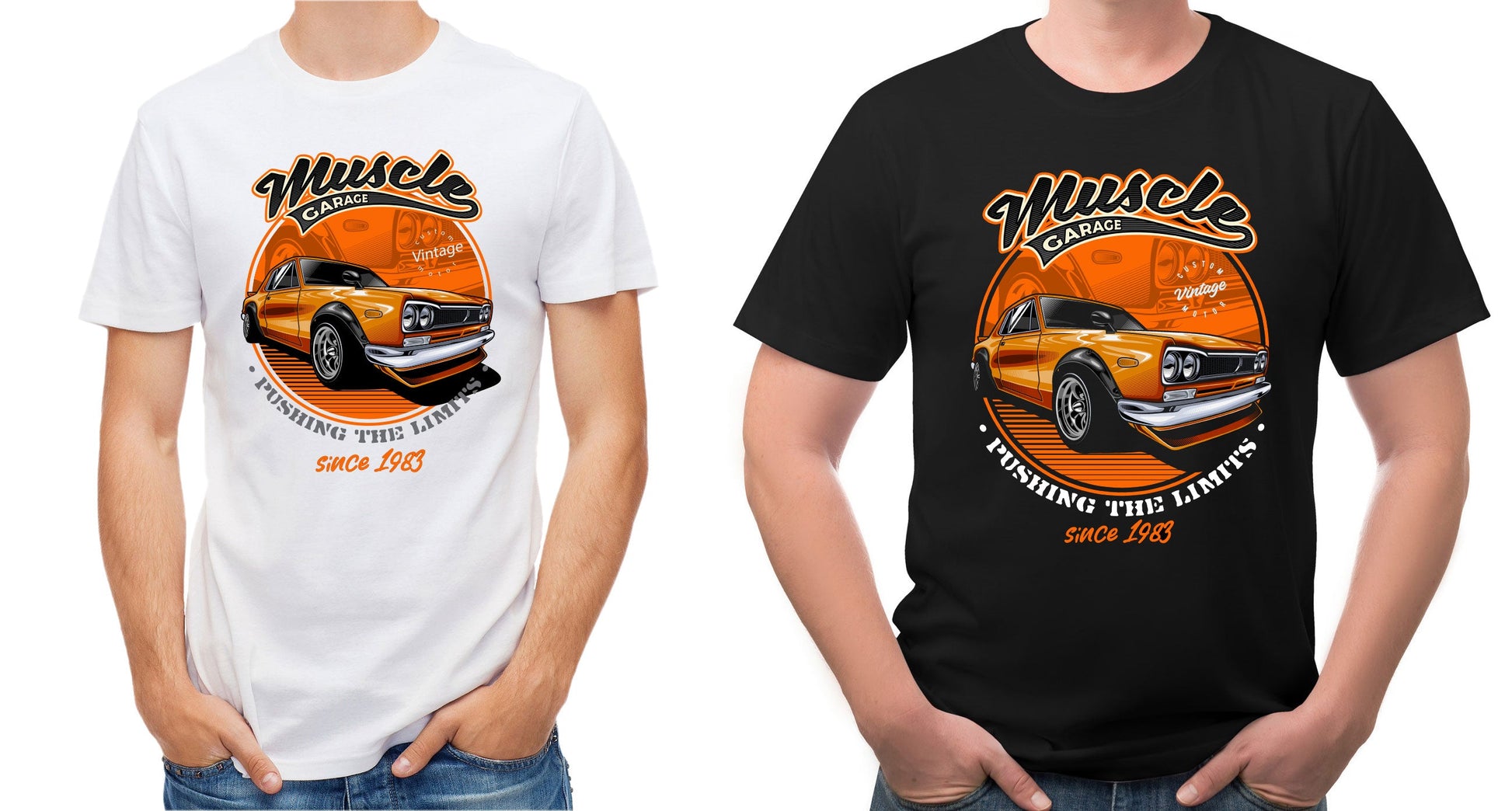 Classic Datsun 510 JDM Motorsport T-Shirt Sticker Boss