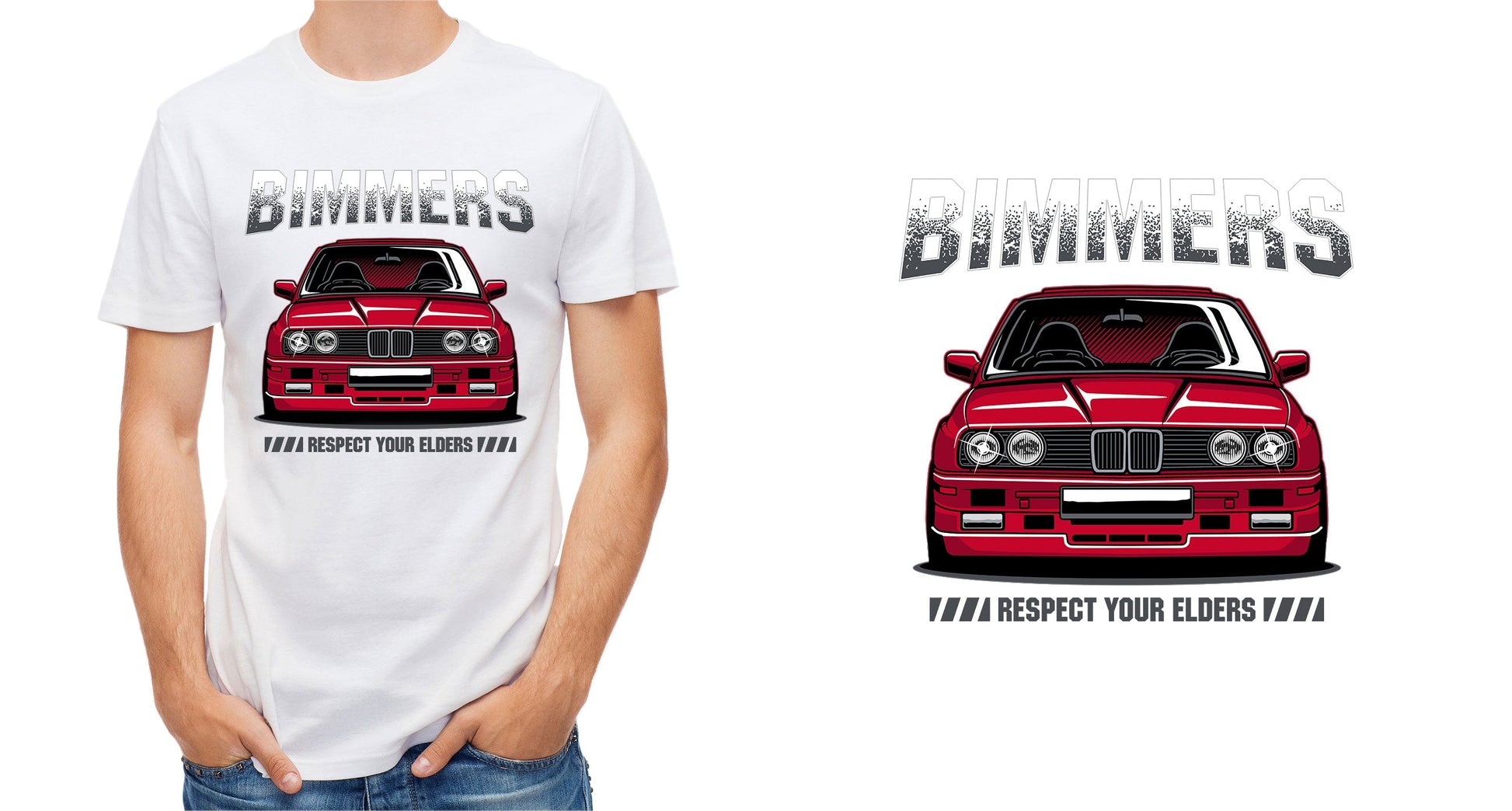 Bimmers Iconic BMW - T-Shirts Sticker Boss