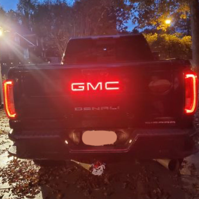GMC emblem Front Grille RGBW led logo light-2
