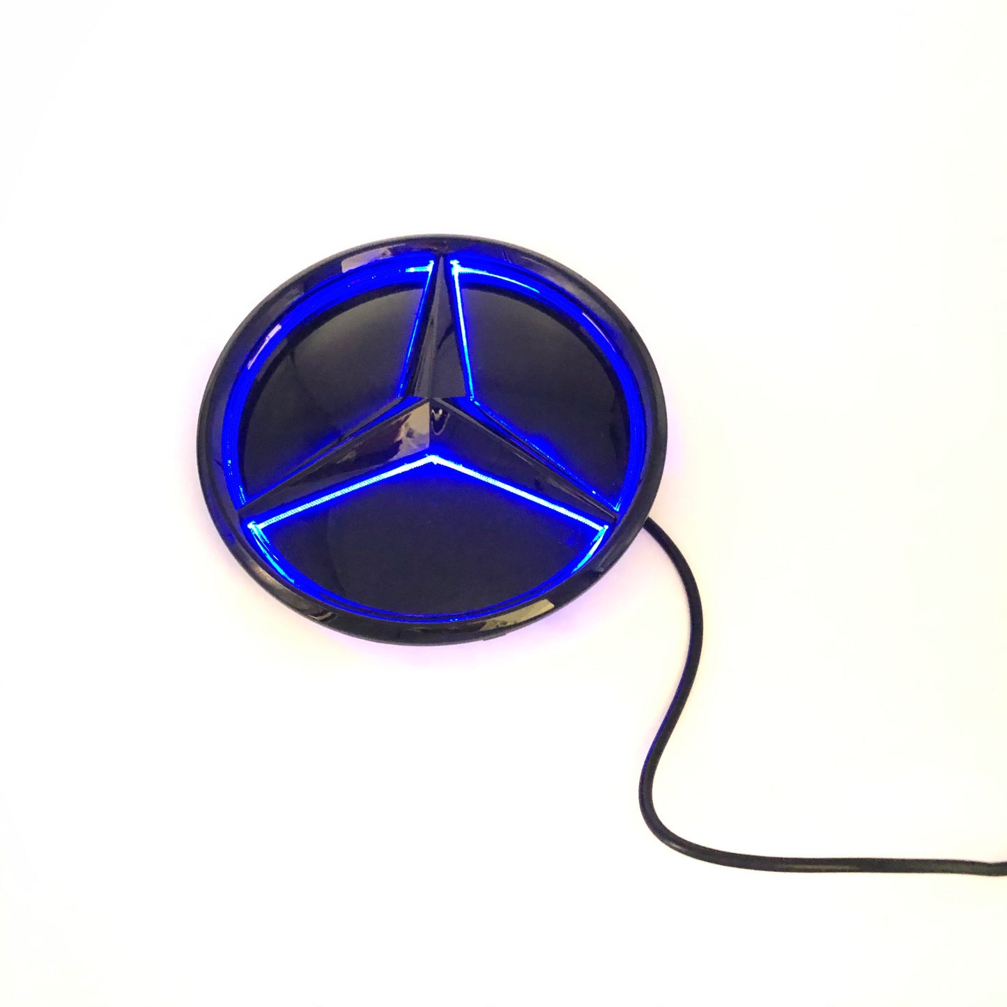 Mercedes-Benz LOGO W213 new E-class E200/E260/E300L modified center grille led front Benz symbol light-7