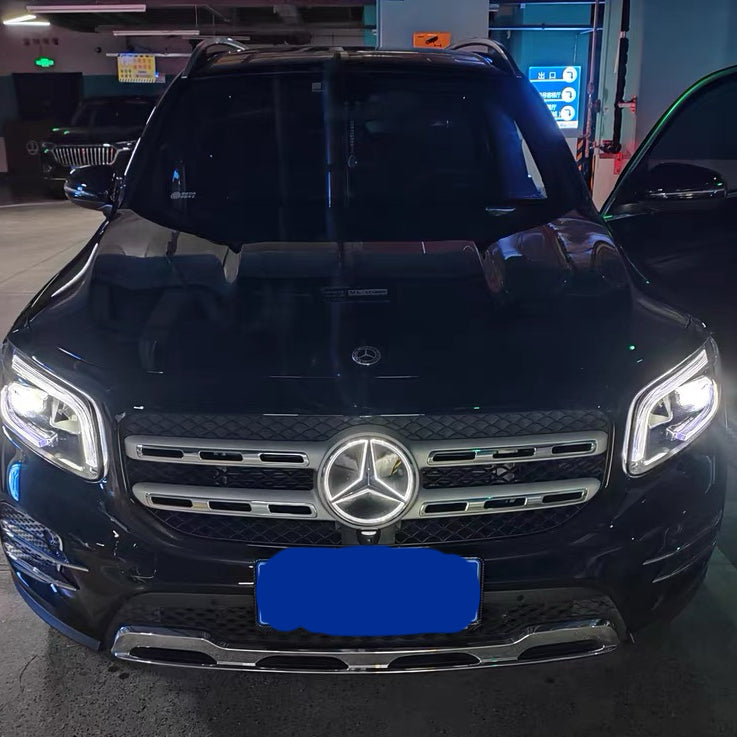 Mercedes-Benz LOGO W213 new E-class E200/E260/E300L modified center grille led front Benz symbol light-2