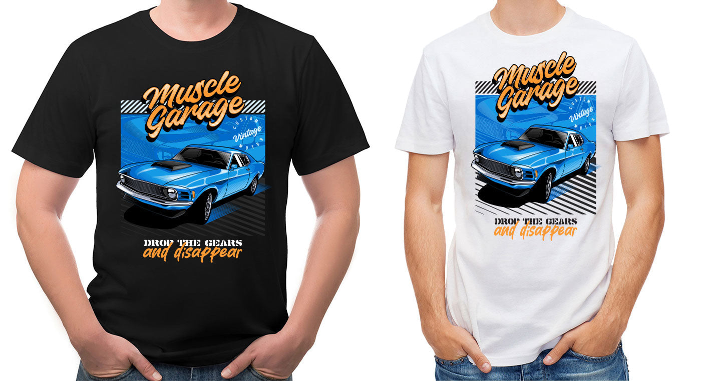 70 Mustang Big Block 545 American Muscle T-Shirt Sticker Boss